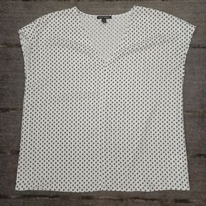 🔥Polka dot cap sleeve blouse